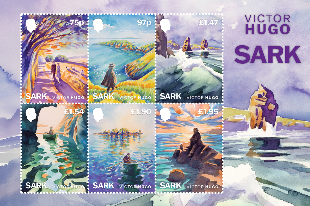 Sark Celebrates the Release of New Victor Hugo Commemorative Stamps