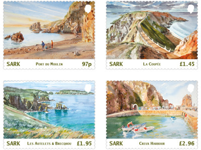Sark Tourism celebrates the launch of new Sark commemorative stamps